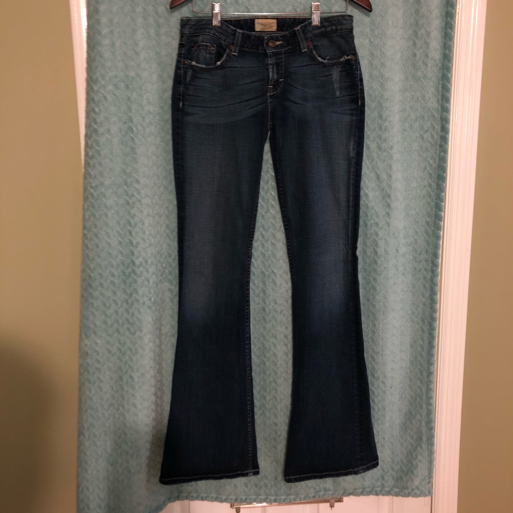 BKE Star Flare- Dark Distressed wash- 29 XLong